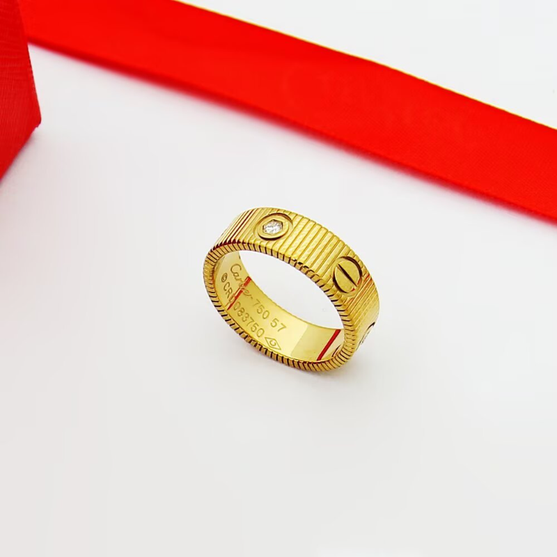 CAR61 carter new style LOVE ring for men and women with logo  high quality