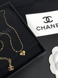 X596   Women's heart-shaped drip necklace jewelry