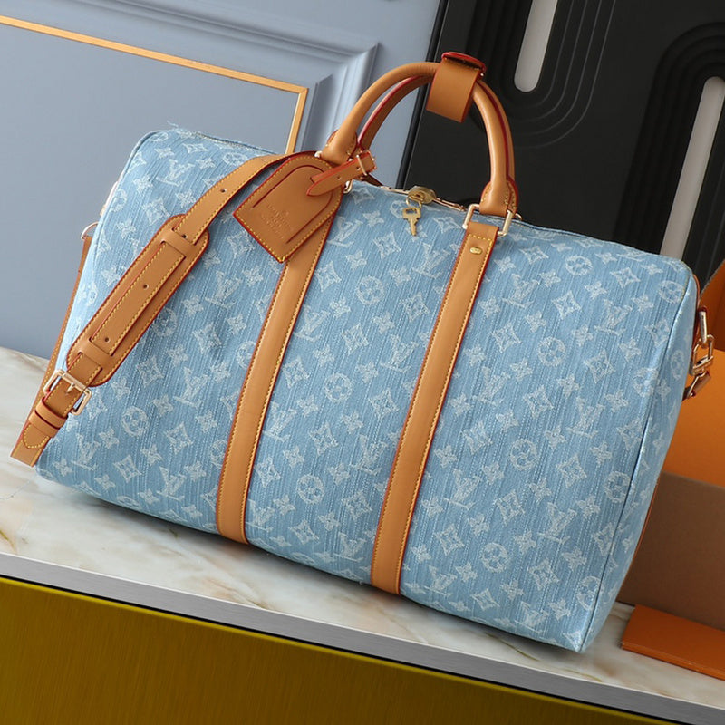 LLP201 Leather Bag 45-27-20CM Travel  for women and men  Bags