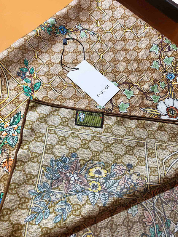 XGC14 Silk satin 90-90CM Scarf