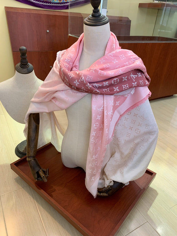 XLC28 Hidh quality 60% silk 40% wool Scarf Can choose box