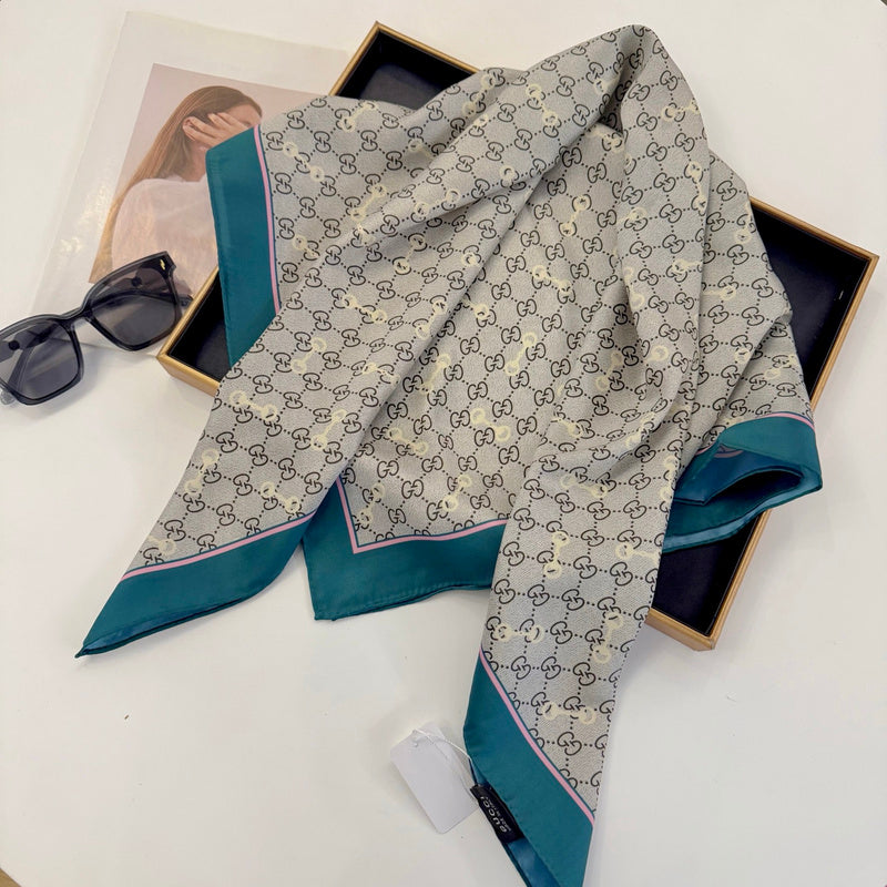 XGC30 Silk satin 90-90CM Scarf