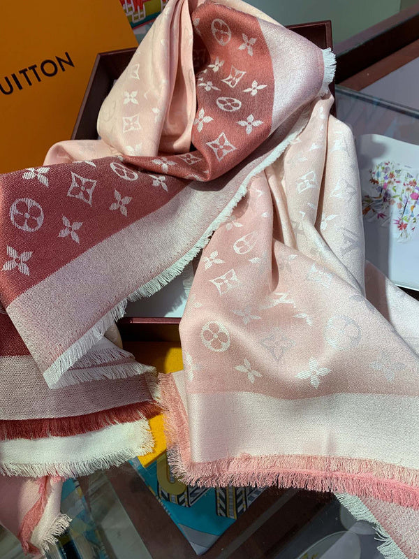 XLC28 Hidh quality 60% silk 40% wool Scarf