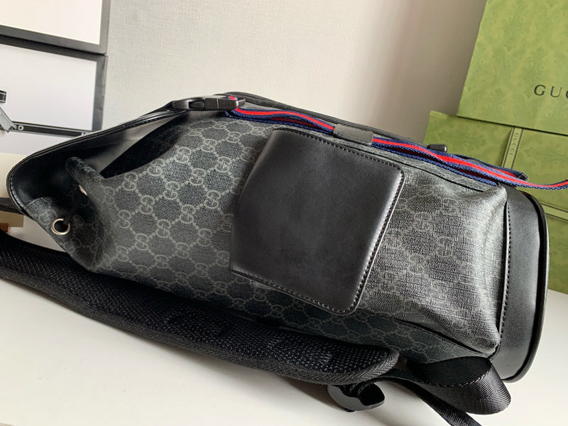LGP22 Men  Bag 34-42-16CM Leather knapsack bags