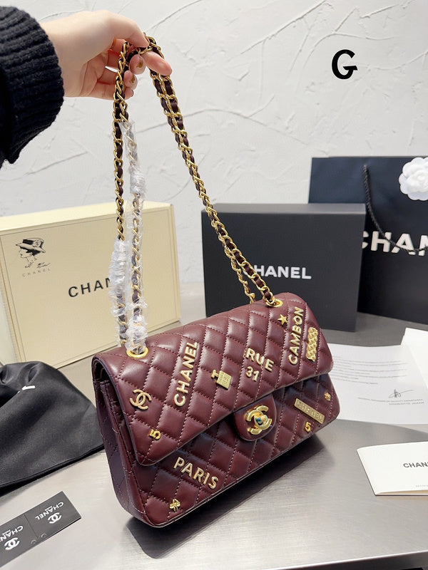 MCP39 Shoulder Bag 25-9-19CM Leather Bags With box
