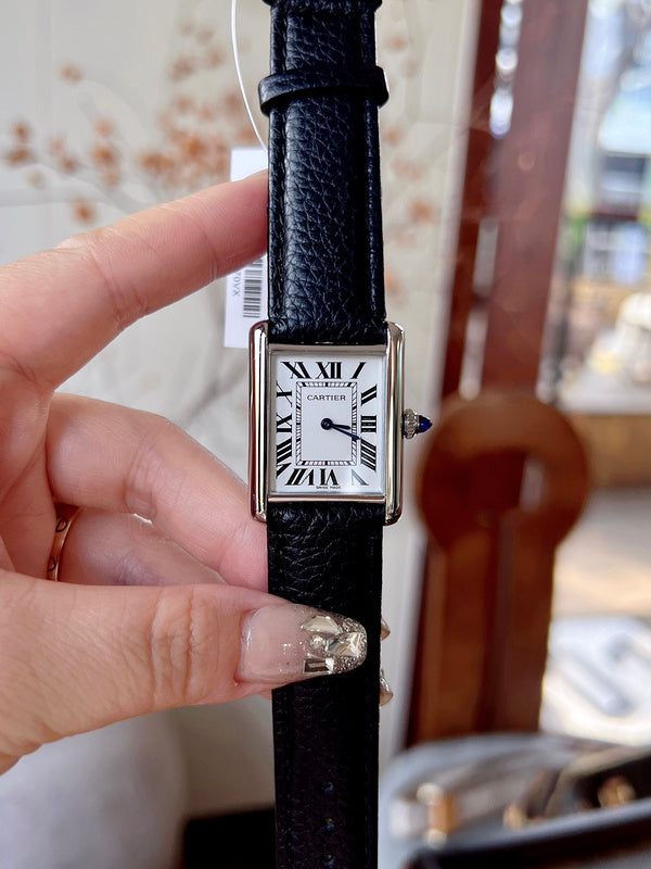CW5  Couple's lychee print belt watch  25.5mm x 33.7mm/29.5mm*22mmCITIZEN movement