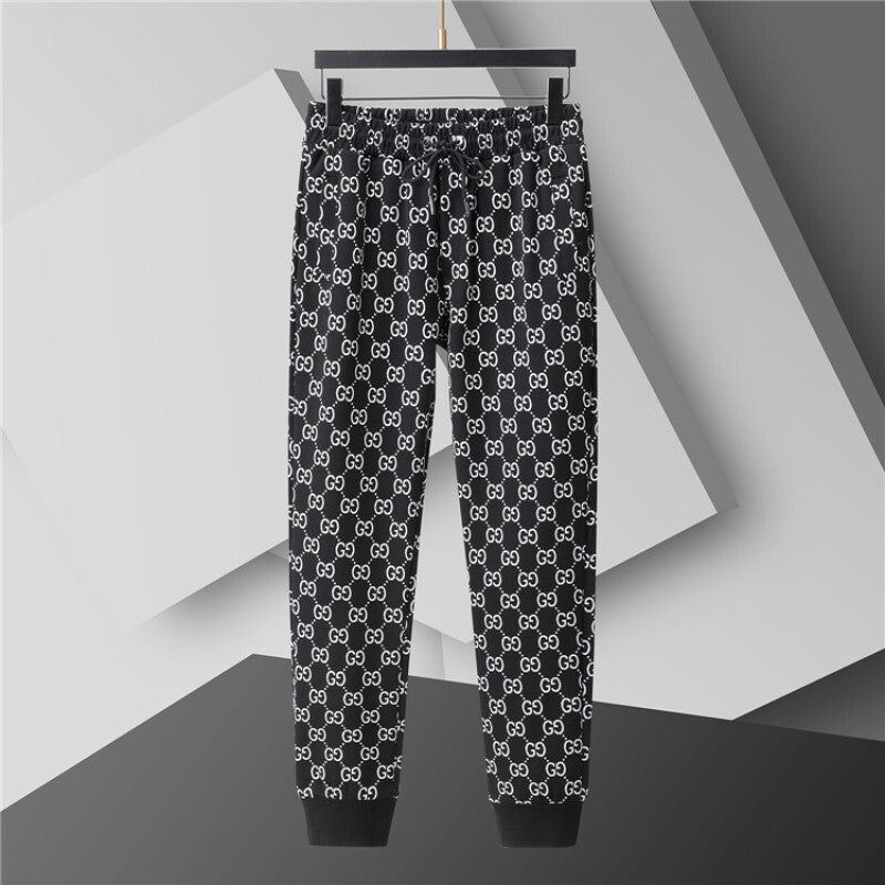 GUC0101 New men's spring and autumn thin style outerwear+long pants pure cotton casual suit clothing