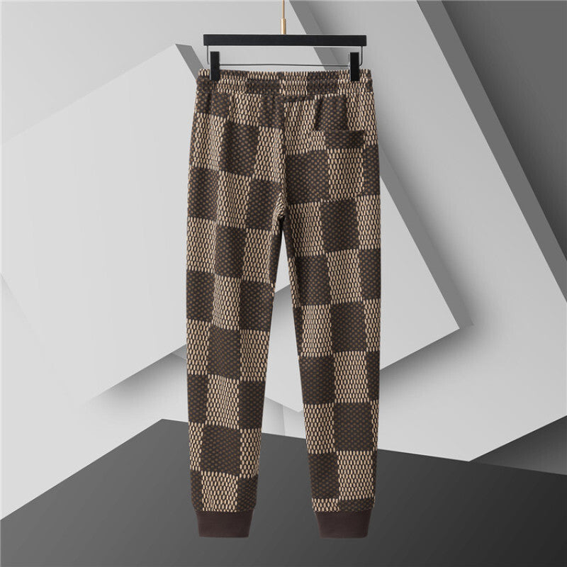 LVC025 New men's spring and autumn thin style outerwear+long pants pure cotton casual suit clothing