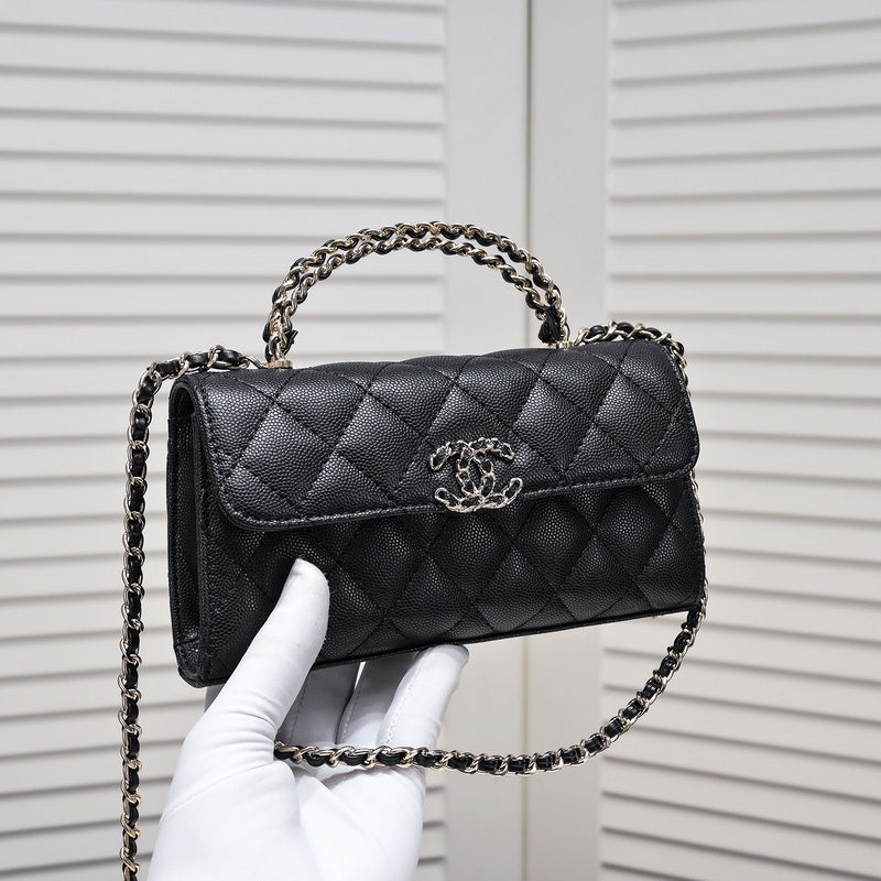 LCP01 Leather shoulder bag 19-10-4.5CM Bags