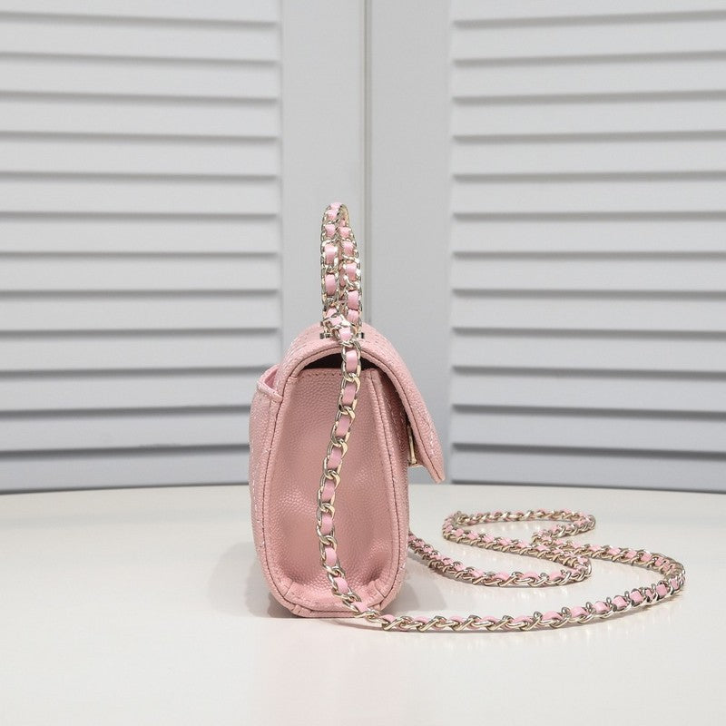 LCP01 Leather shoulder bag 19-10-4.5CM Bags