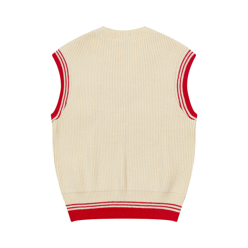 AMC42 New Spring and Autumn Sweater Vest Clothing