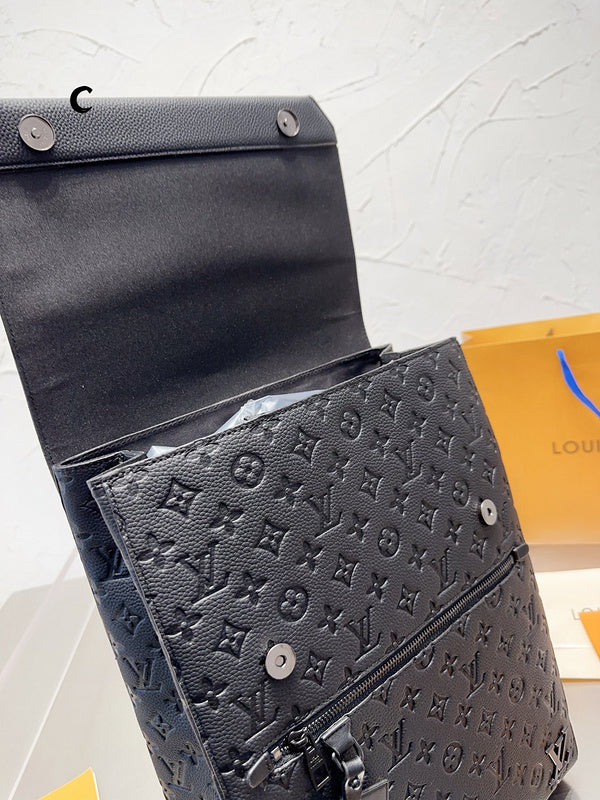 MLP37 Leather Bag 30-40CM backpack   for women and men Bags